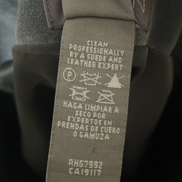 Sigrid Olsen Gray Leather Dress Pants Straight-Leg Formal Size 10 - Picture 4 of 8